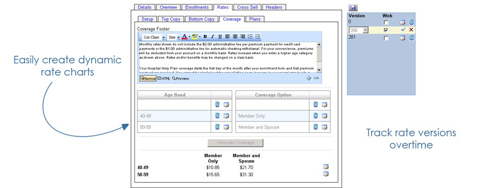 Easily Create&nbsp;Dynamic Rate Charts